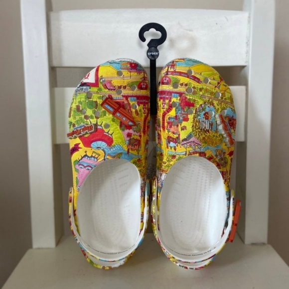 CROCS Shoes Disney World 5th Anniversary Vault Collection Park Map